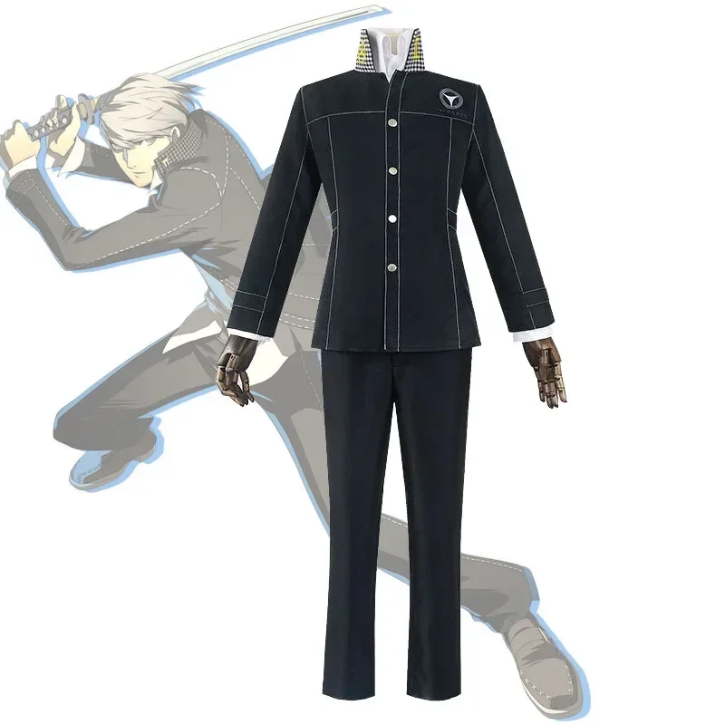 Embroidery Men Shirt - Persona 4 Narukami Yuu Cosplay P4
