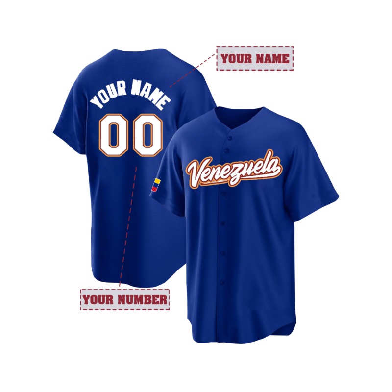 Custom Venezuela Baseball T-Sh - Embroidery Men Shirt review and price