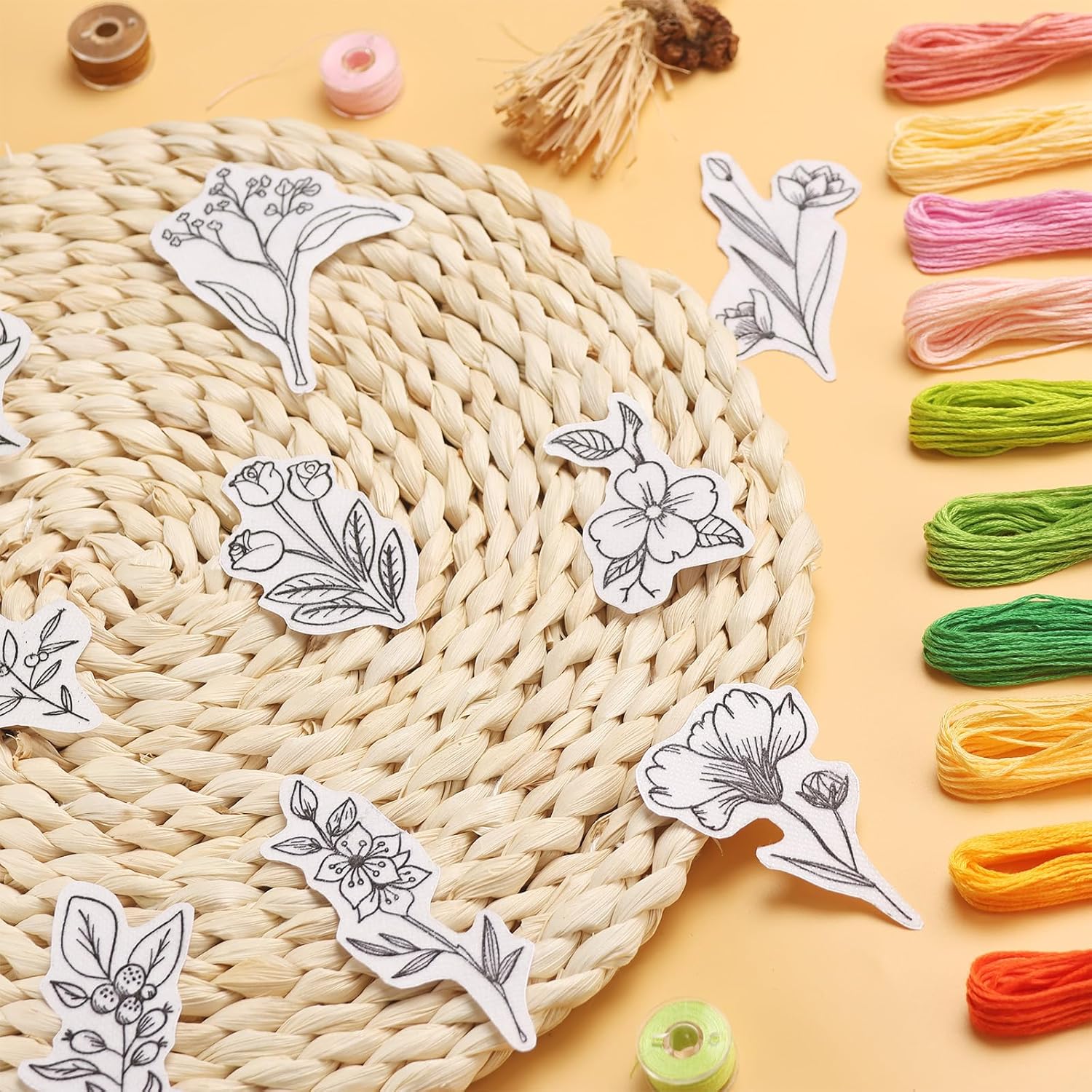 50Pcs Water Soluble Embroidery - Embroidery Paper review and price