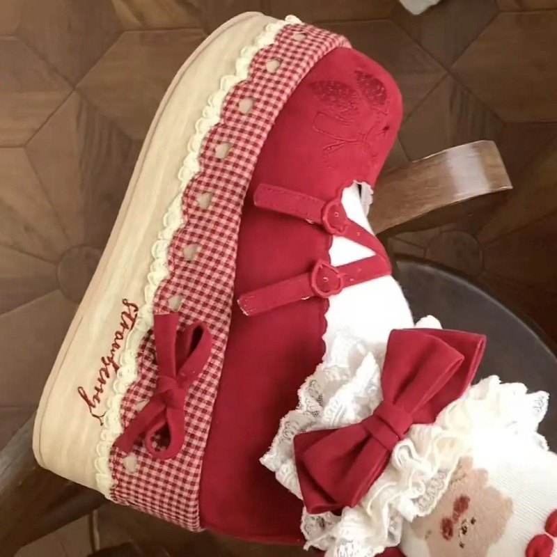 Lolita High Heels Height Incre - Embroidery Canvas review and price