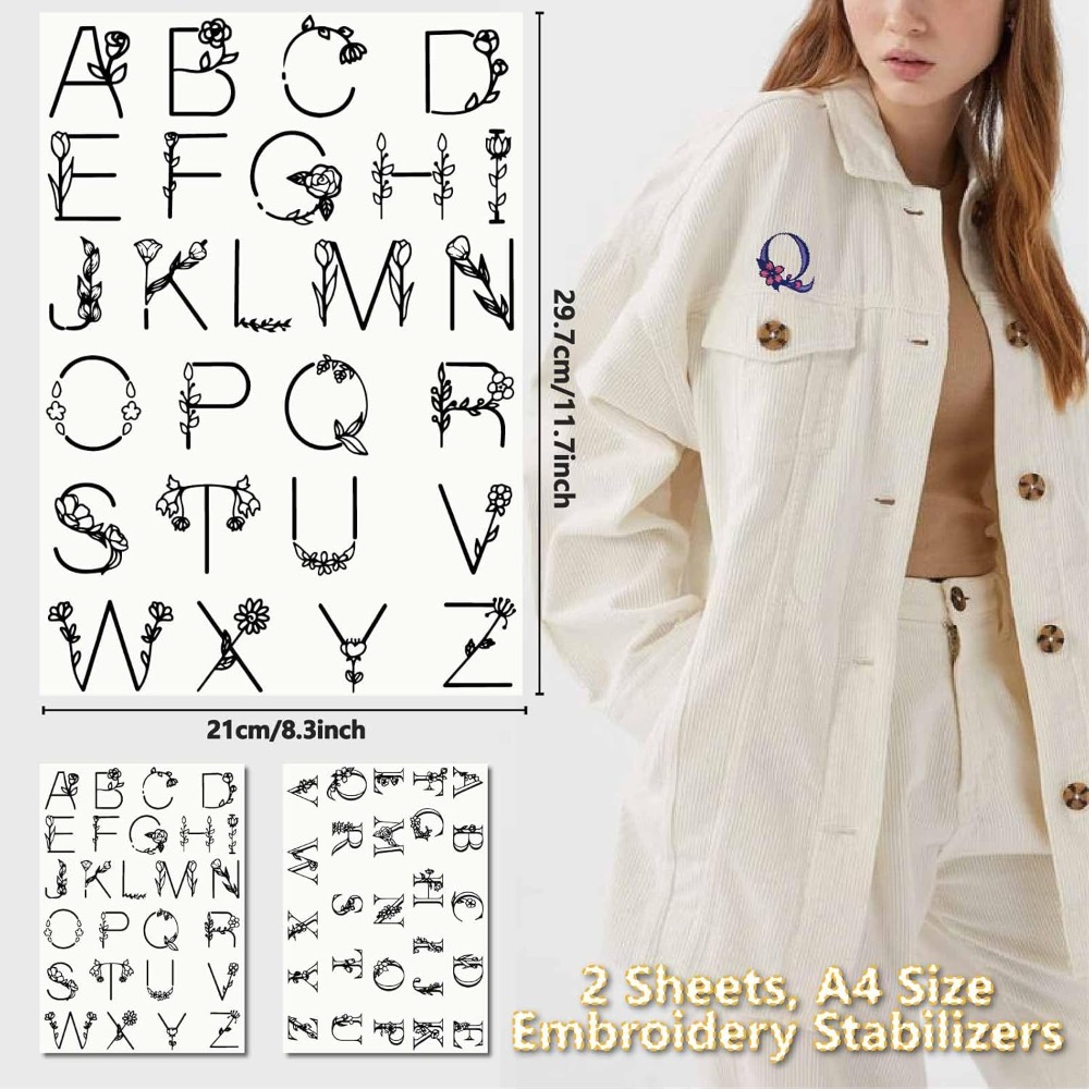 Letter A-Z Water Soluble Embro - Embroidery Paper review and price