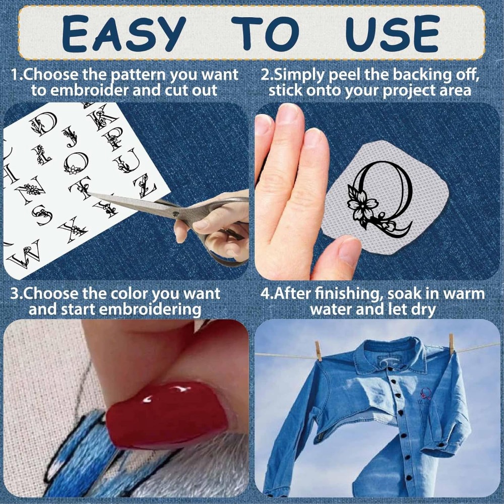 Letter A-Z Water Soluble Embro - Embroidery Paper review and price