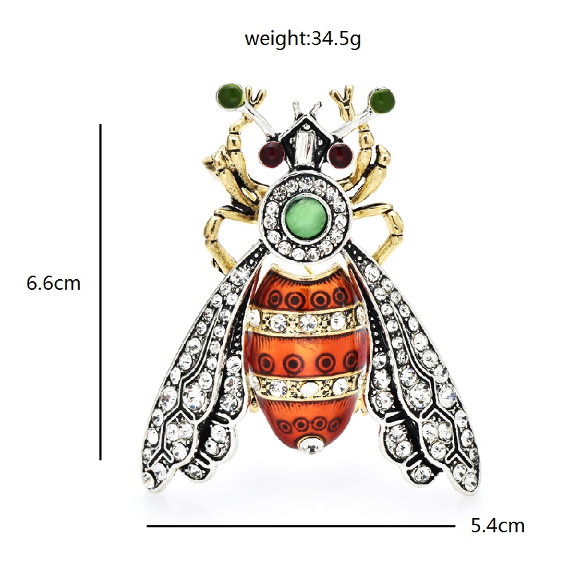 Wuli&baby Vintage Bee Brooches - Embroidery Kiss review and price