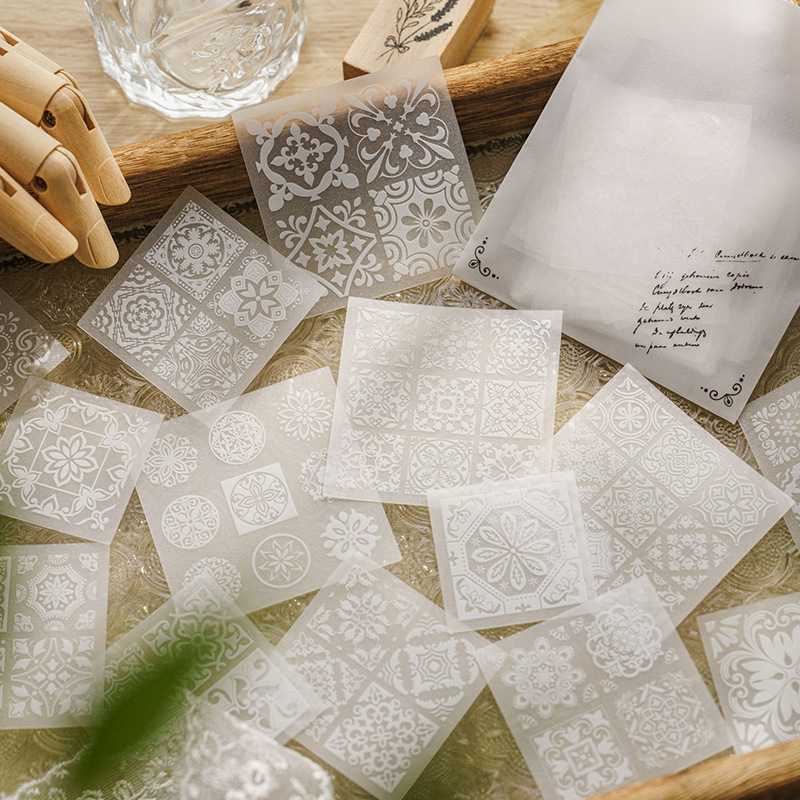 30pcs/lot White Translucent La - Embroidery Paper review and price