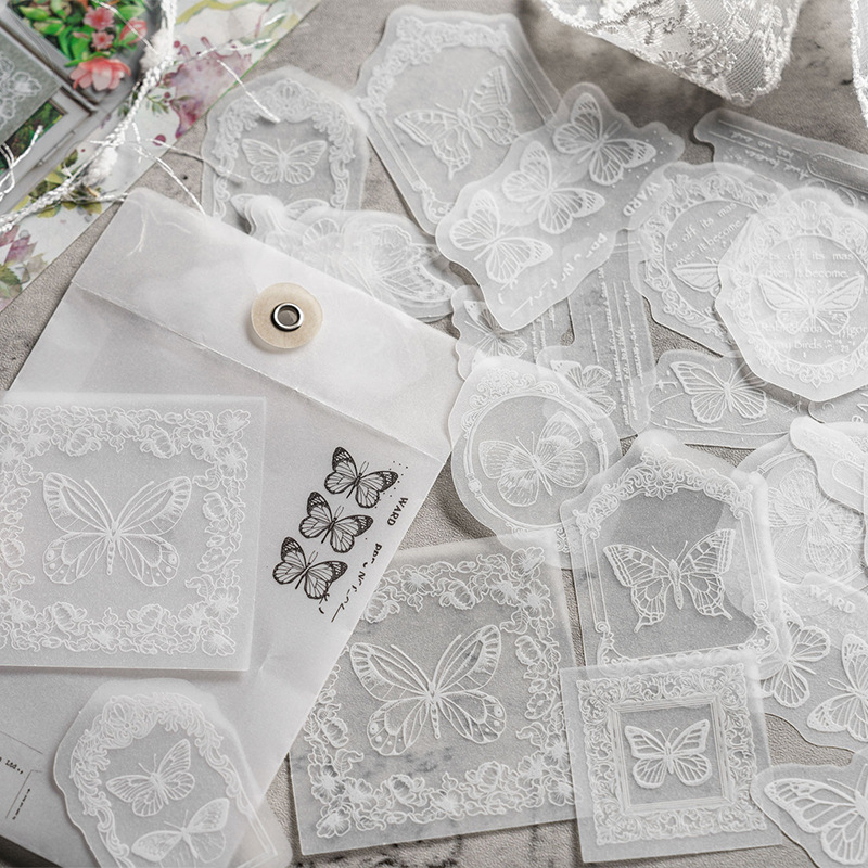 30pcs/lot White Translucent La - Embroidery Paper review and price