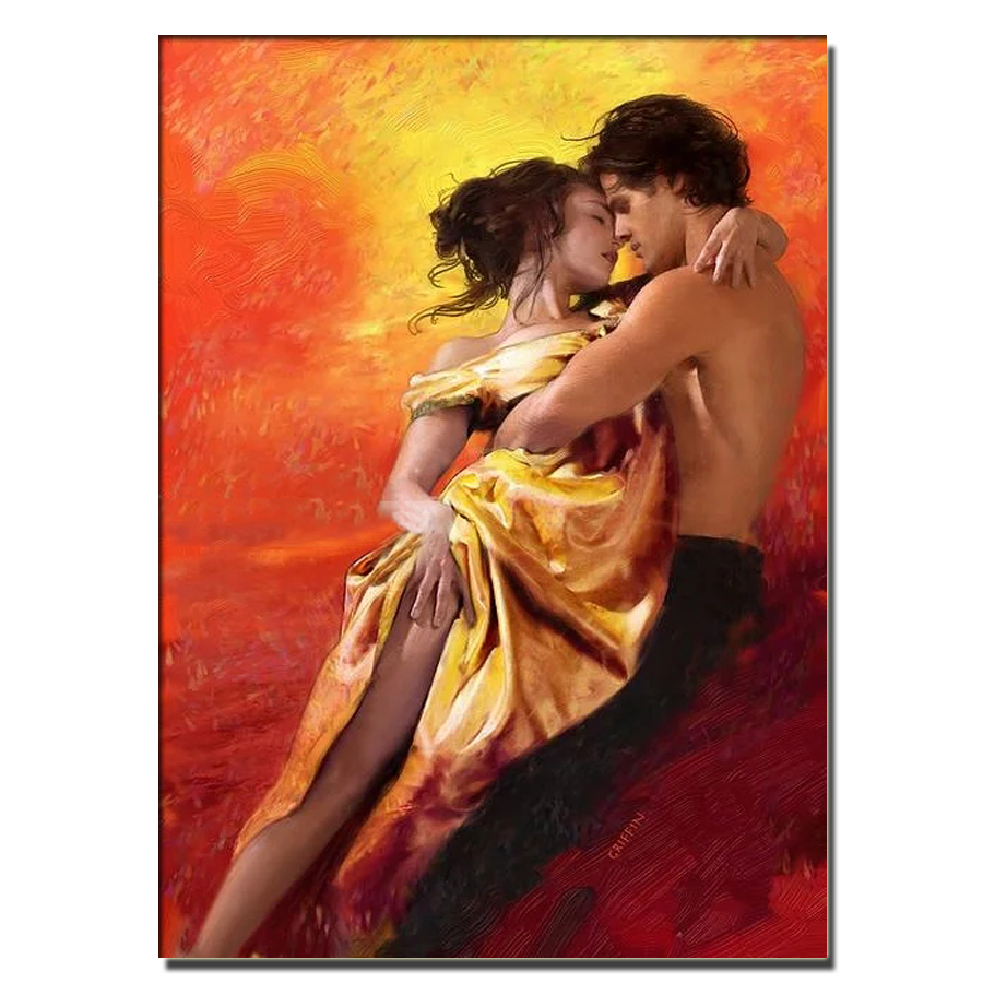 5D Diy Diamond Painting Couple - Embroidery Kiss review and price