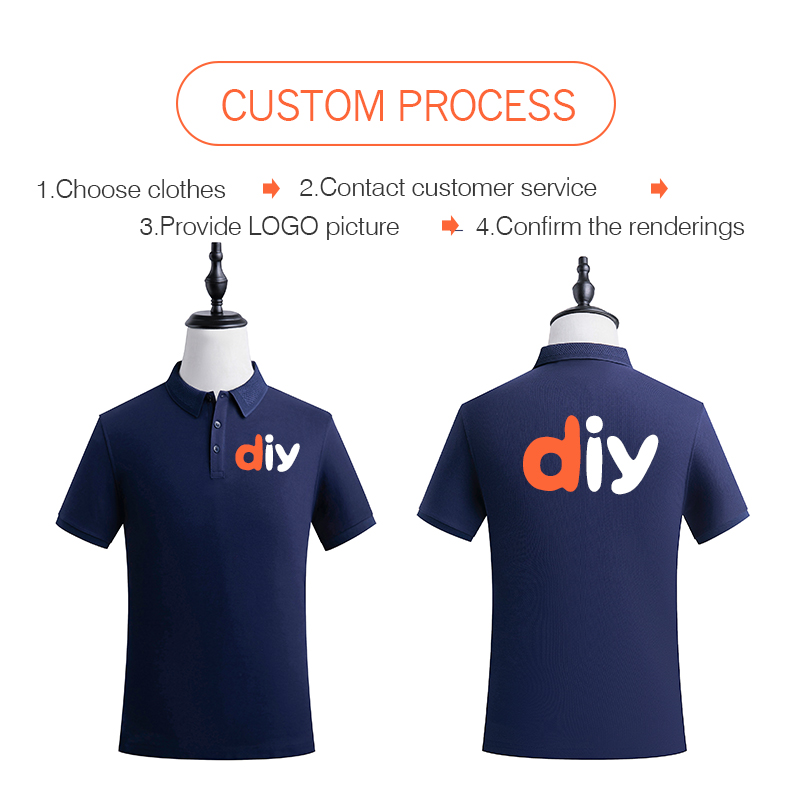 Personality Customization Polo - Embroidery Men Shirt review and price