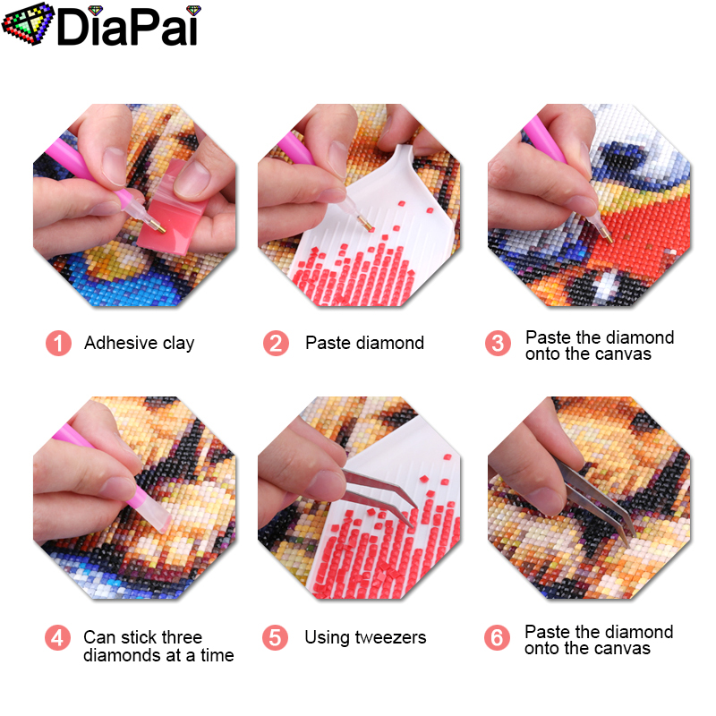 DIAPAI 5D Diamond Painting Ful - Embroidery Rabbit review and price