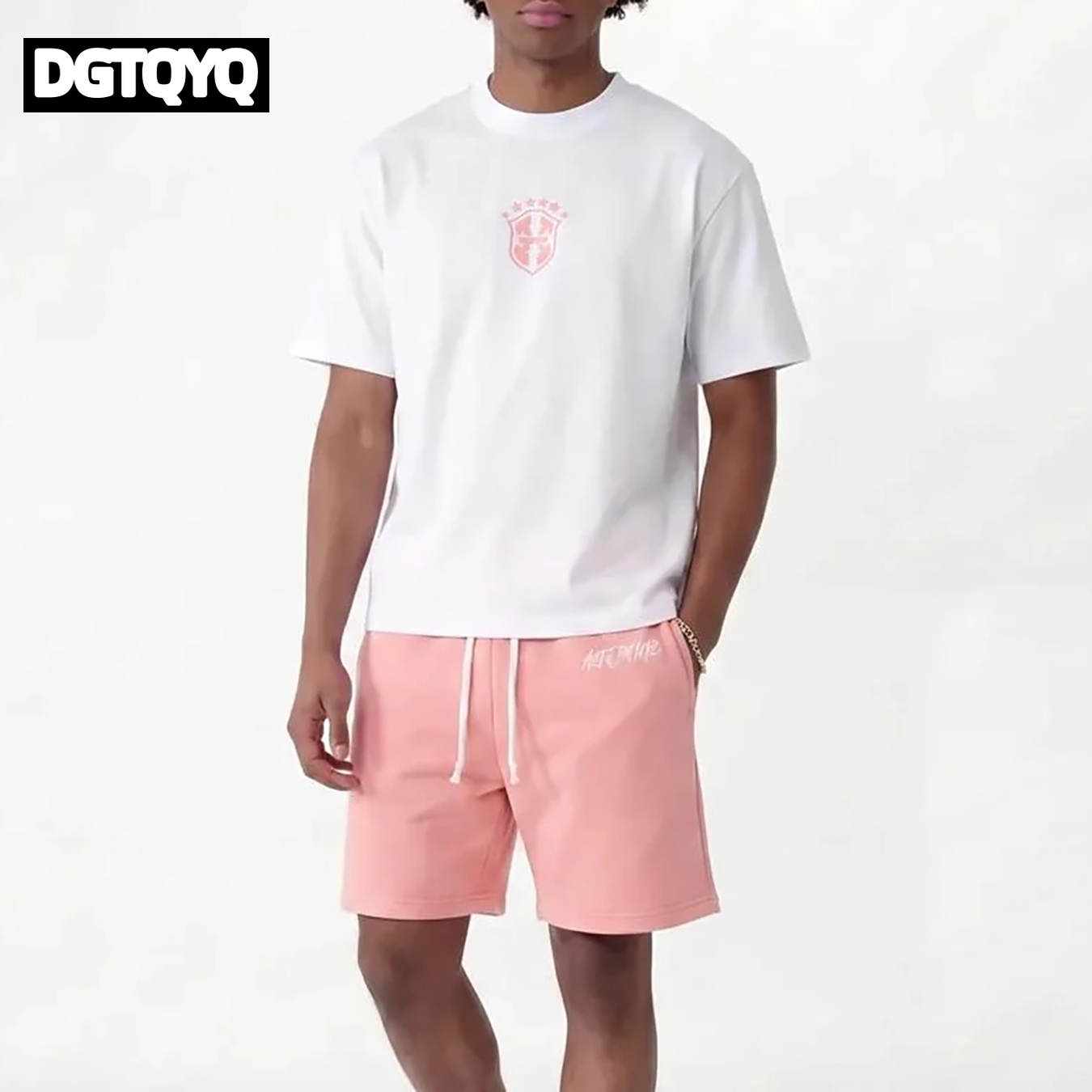 Man's Summer New Pink Embroide - Embroidery Men Shirt review and price