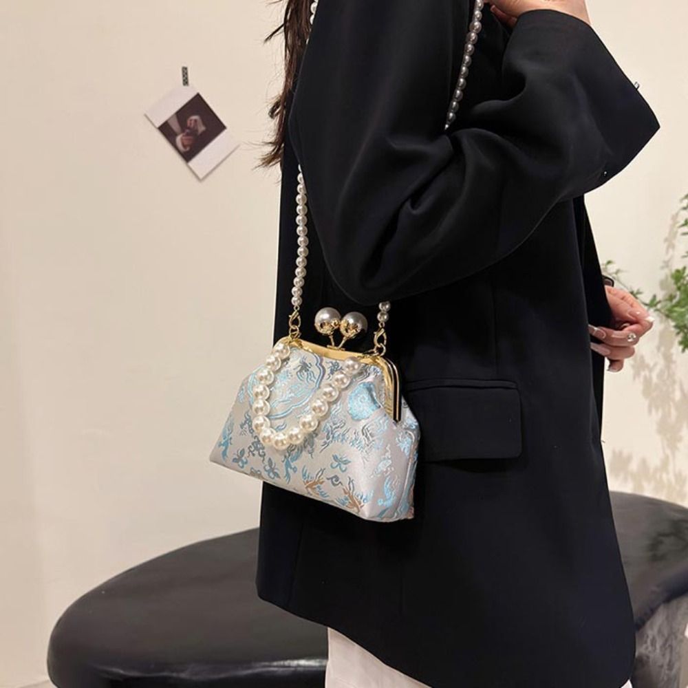 Pearl Chinese Style Handbag Ki - Embroidery Kiss review and price