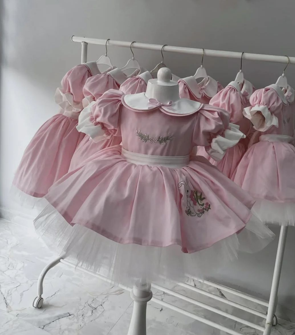 0-12Y Baby Girl Summer Rabbit  - Embroidery Rabbit review and price