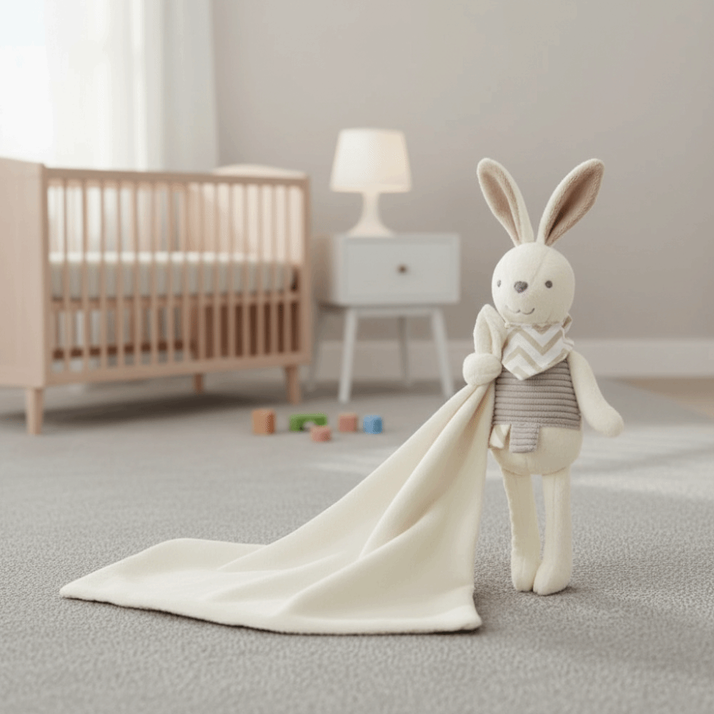 Square Shape Baby Rabbit Comfo - Embroidery Rabbit review and price
