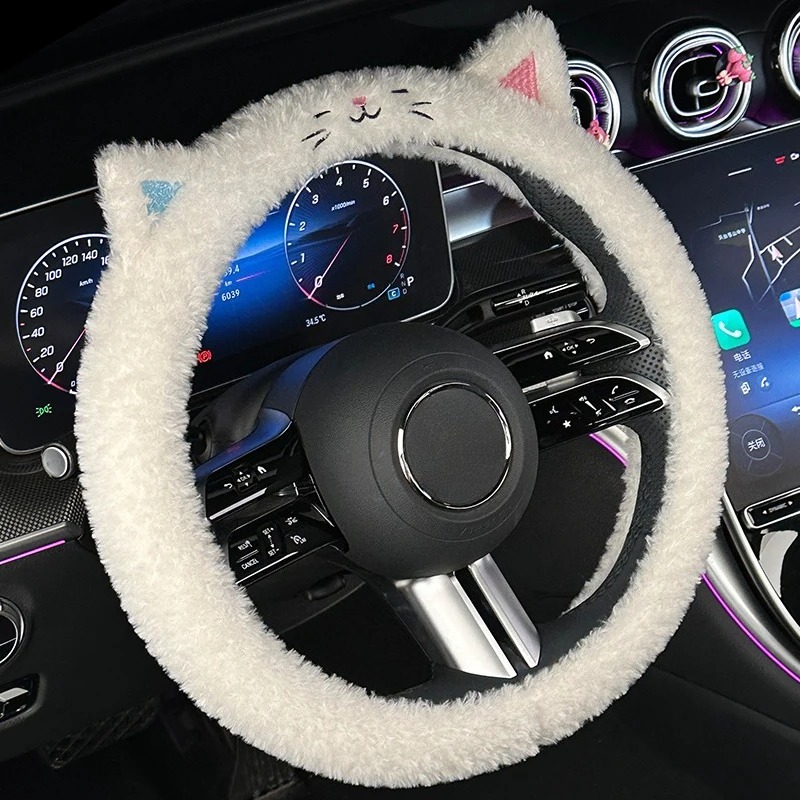 Adorable Plush Kitten Steering - Embroidery Hub review and price