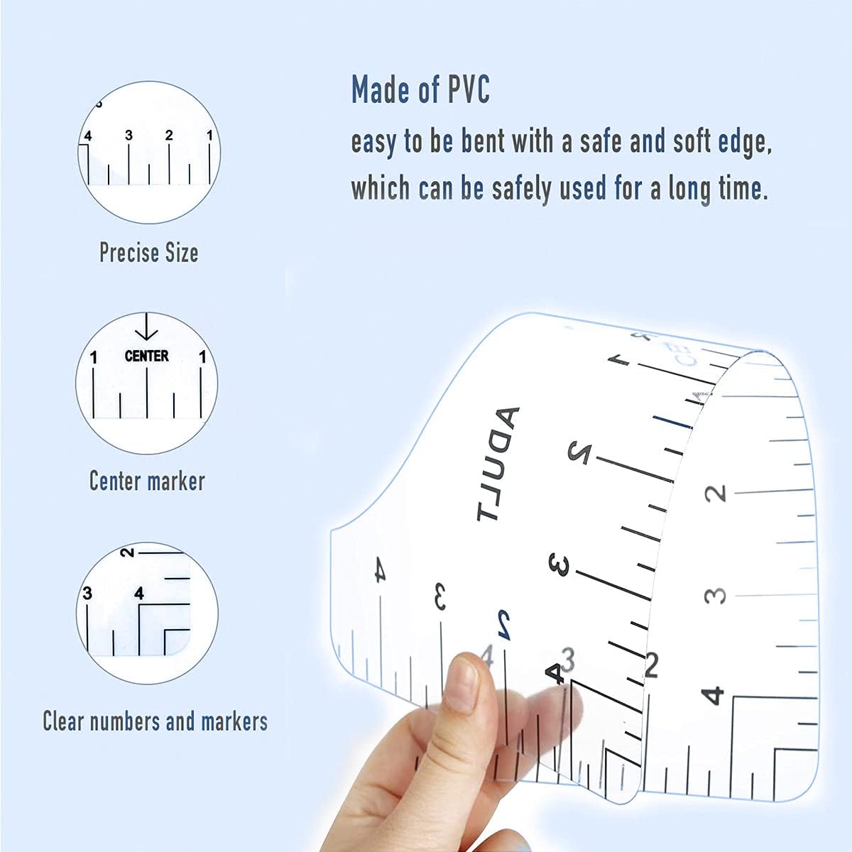 Transparent 4Pcs T-Shirt Ruler - Embroidery Hub review and price