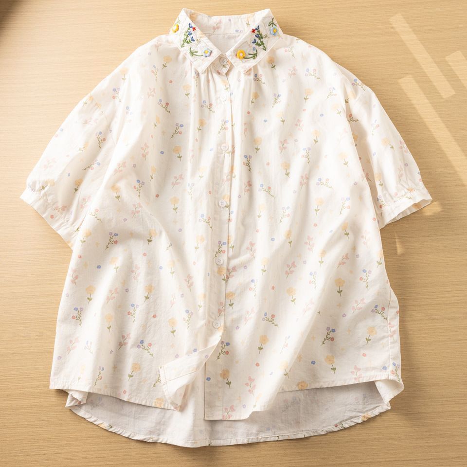 Clearance Sale of Summer Flora - Embroidery Men Shirt review and price