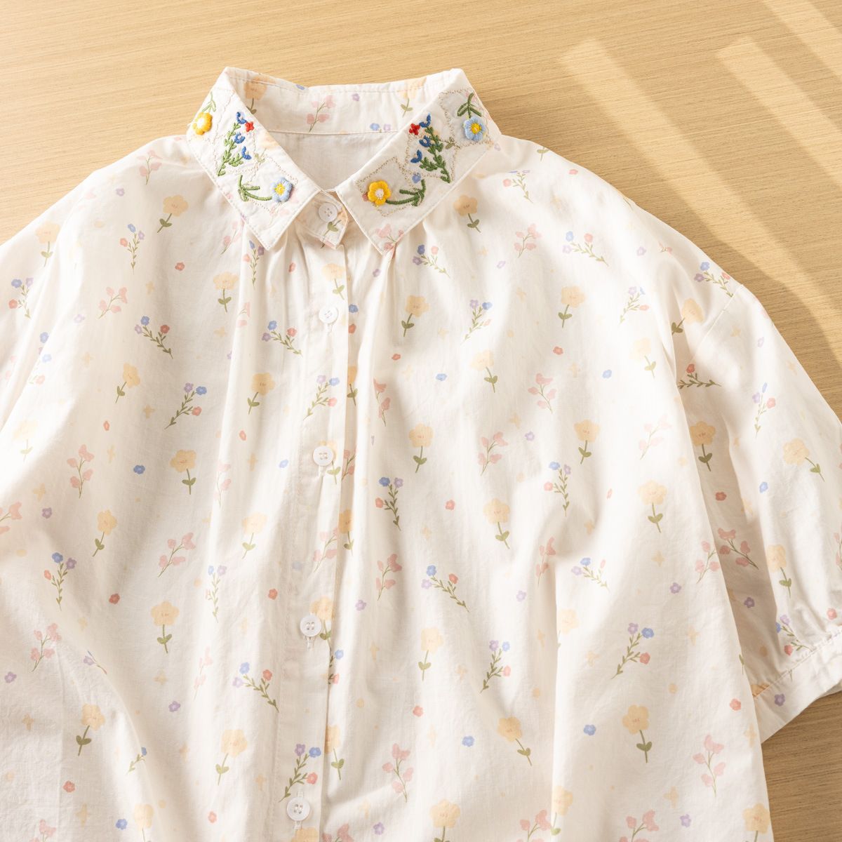 Clearance Sale of Summer Flora - Embroidery Men Shirt review and price