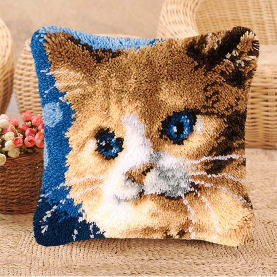 Cat Series Latch Hook Kit Mats - Embroidery Paper review and price