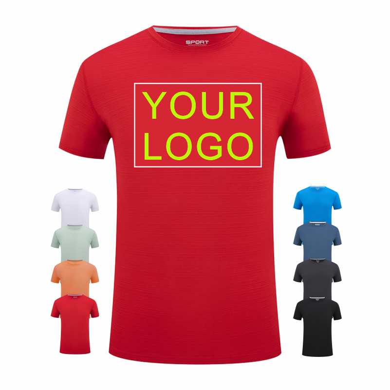 LOGO Customized Round Neck Sho - Embroidery Men Shirt review and price