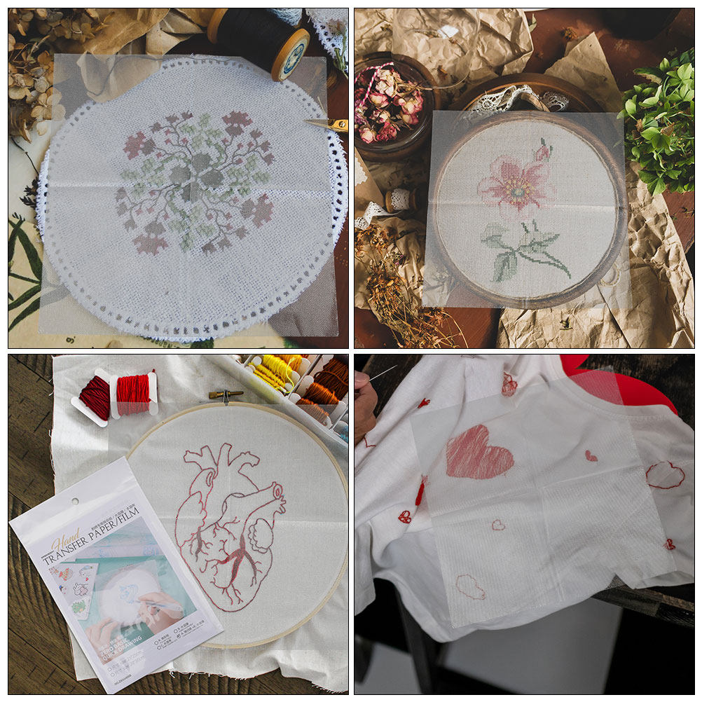 8Pcs Water Soluble Embroidery  - Embroidery Paper review and price