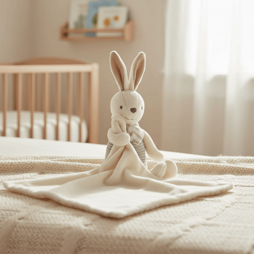 Square Shape Baby Rabbit Comfo - Embroidery Rabbit review and price